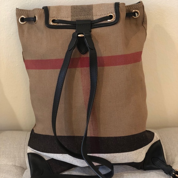 💫SOLD💫Burberry Canvas Chiltern Backpack - Picture 2 of 8